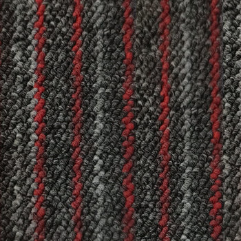 Moquetas Polipropileno Rojo | Gris 7785